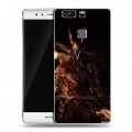 Дизайнерский пластиковый чехол для Huawei P9 Plus Dark souls