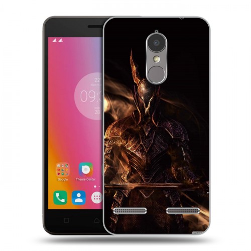 Дизайнерский силиконовый чехол для Lenovo K6 Dark souls