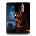 Дизайнерский пластиковый чехол для Nokia 8 Dark souls