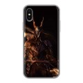 Дизайнерский силиконовый чехол для Iphone x10 Dark souls