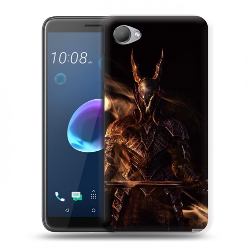 Дизайнерский пластиковый чехол для HTC Desire 12 Dark souls