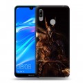 Дизайнерский пластиковый чехол для Huawei Y6 (2019) Dark souls