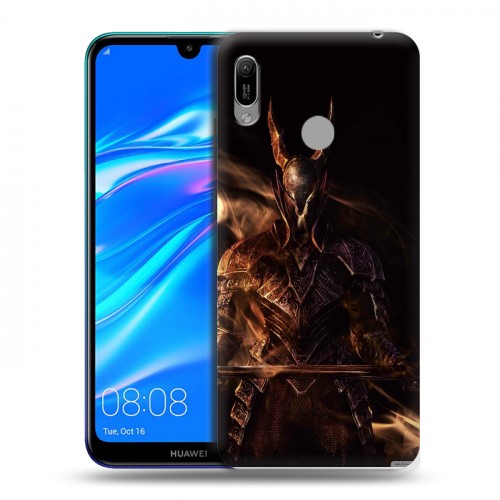 Дизайнерский пластиковый чехол для Huawei Y6 (2019) Dark souls