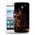 Дизайнерский пластиковый чехол для Huawei Ascend D2 Dark souls