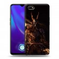 Дизайнерский силиконовый с усиленными углами чехол для OPPO A1k Dark souls