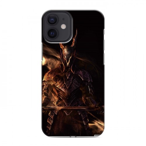 Дизайнерский пластиковый чехол для Iphone 12 Mini Dark souls