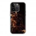 Дизайнерский силиконовый чехол для Iphone 14 Pro Dark souls