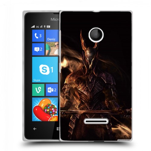 Дизайнерский пластиковый чехол для Microsoft Lumia 435 Dark souls