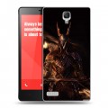 Дизайнерский пластиковый чехол для Xiaomi RedMi Note Dark souls