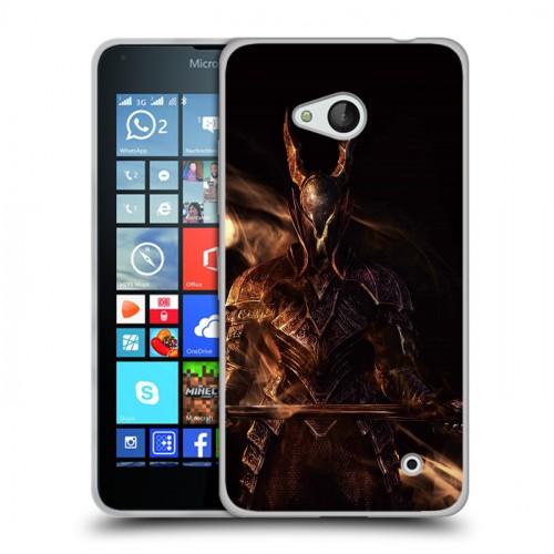 Дизайнерский пластиковый чехол для Microsoft Lumia 640 Dark souls