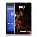 Дизайнерский пластиковый чехол для Sony Xperia E4g Dark souls