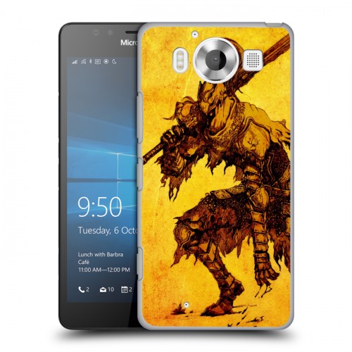 Дизайнерский пластиковый чехол для Microsoft Lumia 950 Dark souls