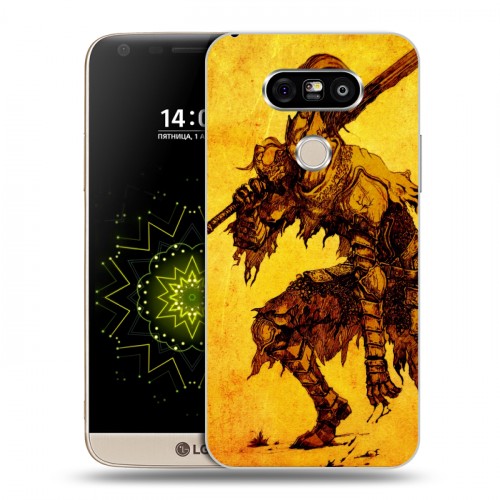 Дизайнерский пластиковый чехол для LG G5 Dark souls