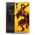 Дизайнерский пластиковый чехол для Sony Xperia XZs Dark souls