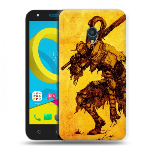 Дизайнерский пластиковый чехол для Alcatel U5 Dark souls