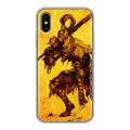 Дизайнерский силиконовый чехол для Iphone x10 Dark souls