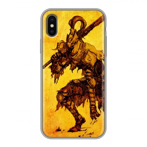 Дизайнерский силиконовый чехол для Iphone x10 Dark souls