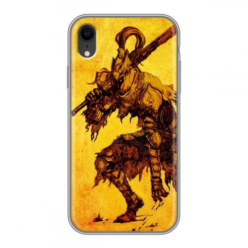 Дизайнерский силиконовый чехол для Iphone Xr Dark souls