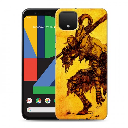 Дизайнерский пластиковый чехол для Google Pixel 4 Dark souls