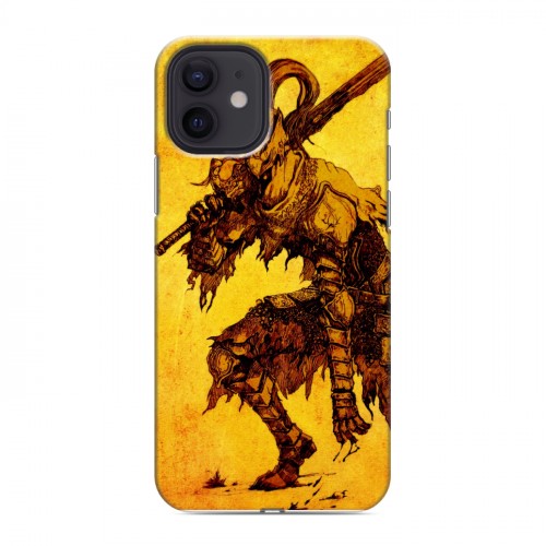 Дизайнерский силиконовый чехол для Iphone 12 Dark souls