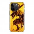 Дизайнерский силиконовый чехол для Iphone 14 Pro Dark souls