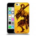 Дизайнерский пластиковый чехол для Iphone 5c Dark souls