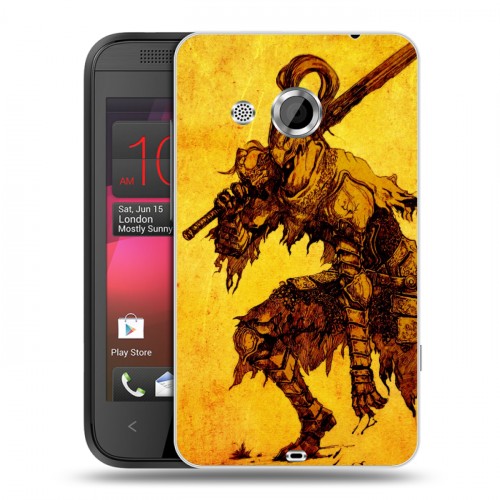 Дизайнерский пластиковый чехол для HTC Desire 200 Dark souls