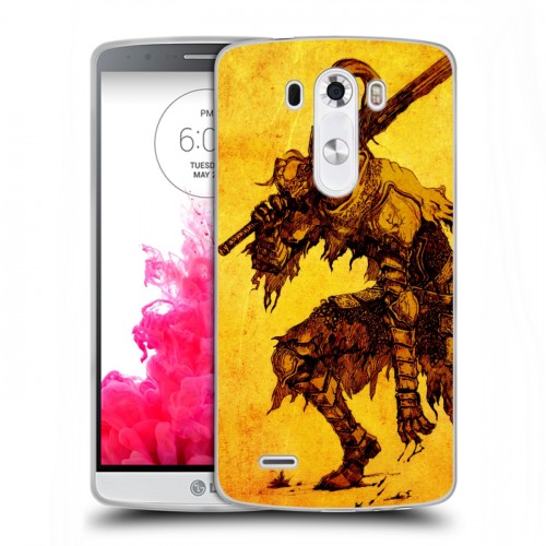 Дизайнерский пластиковый чехол для LG G3 (Dual-LTE) Dark souls