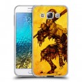 Дизайнерский пластиковый чехол для Samsung Galaxy E5 Dark souls