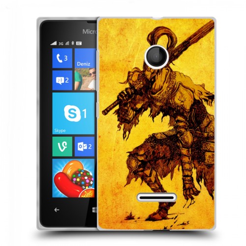 Дизайнерский пластиковый чехол для Microsoft Lumia 435 Dark souls