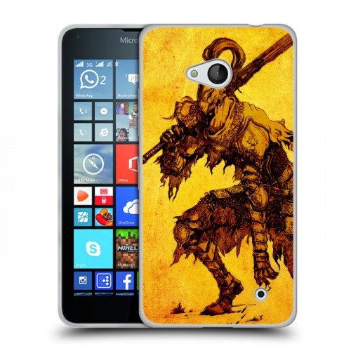 Дизайнерский пластиковый чехол для Microsoft Lumia 640 Dark souls