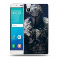 Дизайнерский пластиковый чехол для Huawei ShotX Dark souls