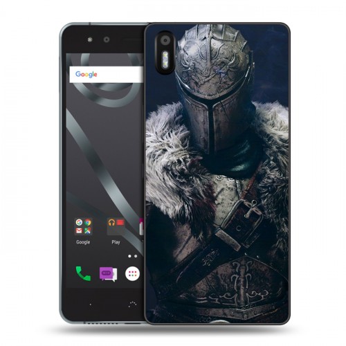 Дизайнерский пластиковый чехол для BQ Aquaris X5 Dark souls