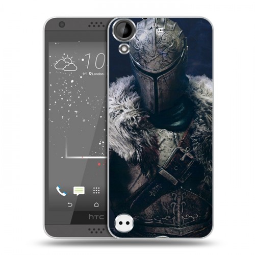 Дизайнерский пластиковый чехол для HTC Desire 530 Dark souls