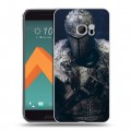 Дизайнерский пластиковый чехол для HTC 10 Dark souls