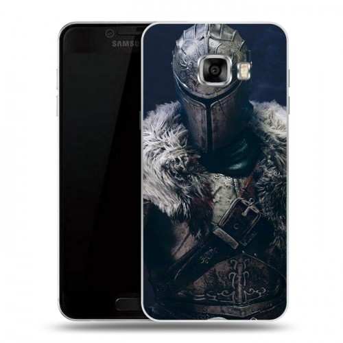 Дизайнерский пластиковый чехол для Samsung Galaxy C5 Dark souls