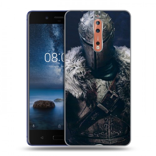 Дизайнерский пластиковый чехол для Nokia 8 Dark souls