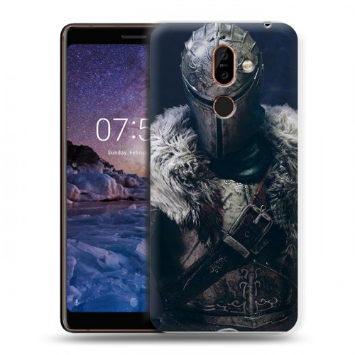 Дизайнерский пластиковый чехол для Nokia 7 Plus Dark souls