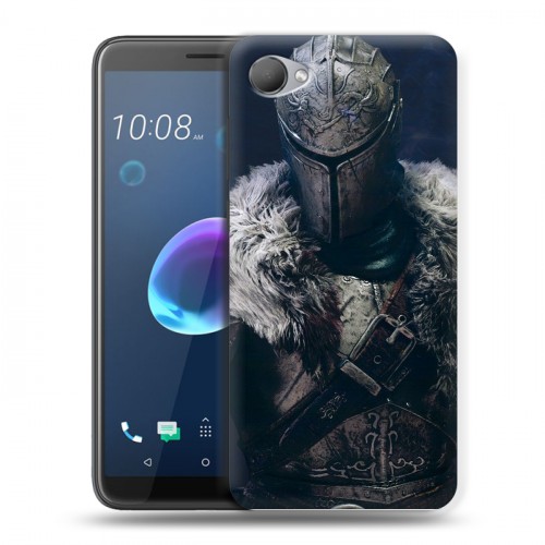 Дизайнерский пластиковый чехол для HTC Desire 12 Dark souls