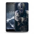 Дизайнерский пластиковый чехол для Nokia 5.1 Dark souls