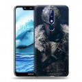 Дизайнерский пластиковый чехол для Nokia 5.1 Plus Dark souls