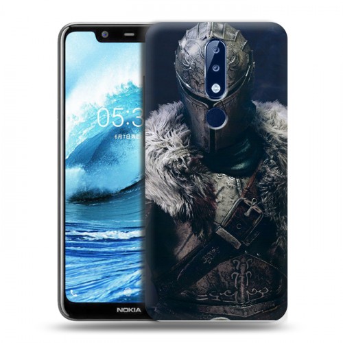 Дизайнерский пластиковый чехол для Nokia 5.1 Plus Dark souls