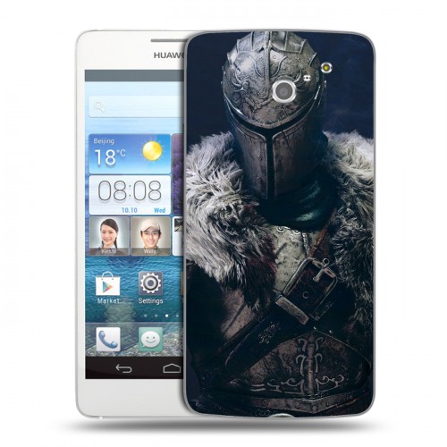 Дизайнерский пластиковый чехол для Huawei Ascend D2 Dark souls