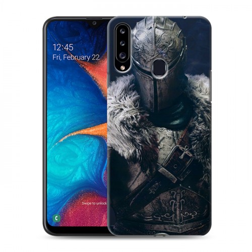 Дизайнерский пластиковый чехол для Samsung Galaxy A20s Dark souls