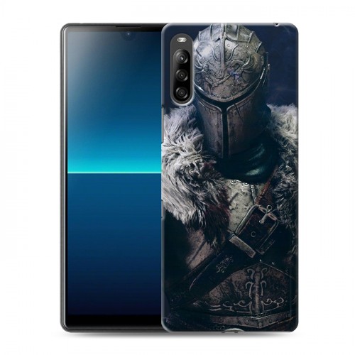 Дизайнерский силиконовый с усиленными углами чехол для Sony Xperia L4 Dark souls