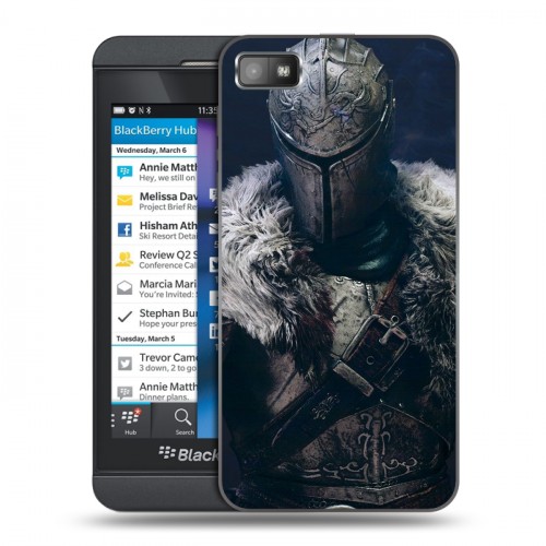 Дизайнерский пластиковый чехол для BlackBerry Z10 Dark souls