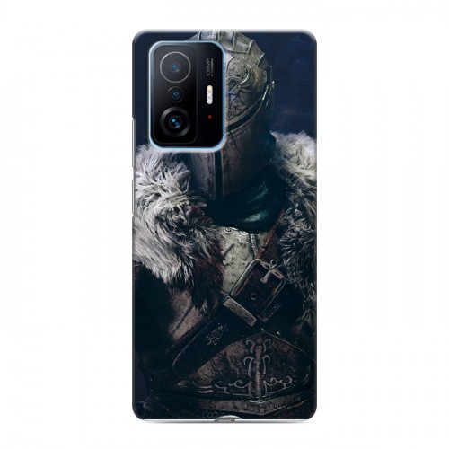 Дизайнерский силиконовый с усиленными углами чехол для Xiaomi 11T Dark souls