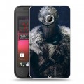 Дизайнерский пластиковый чехол для HTC Desire 200 Dark souls