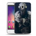 Дизайнерский пластиковый чехол для LG L60 Dark souls