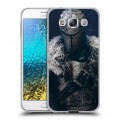 Дизайнерский пластиковый чехол для Samsung Galaxy E5 Dark souls